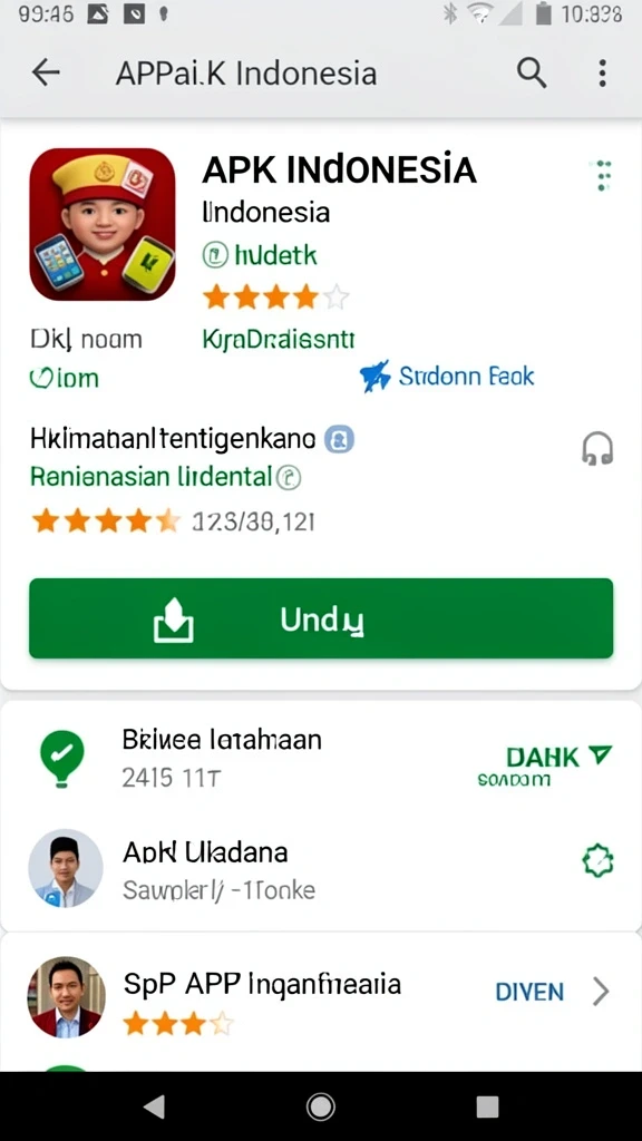 Tampilan awal yang menarik dan ramah pengguna.