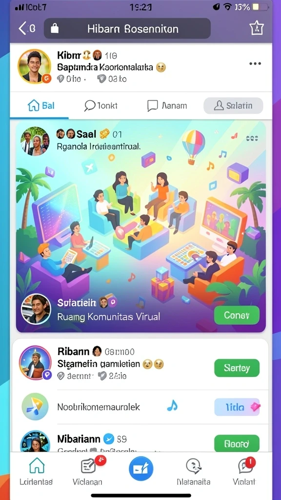 Bergabung dengan teman dalam petualangan seru.