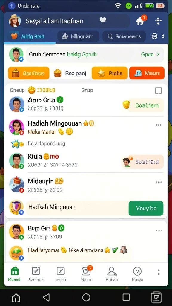 Pengalaman bermain yang adiktif dan menyenangkan.