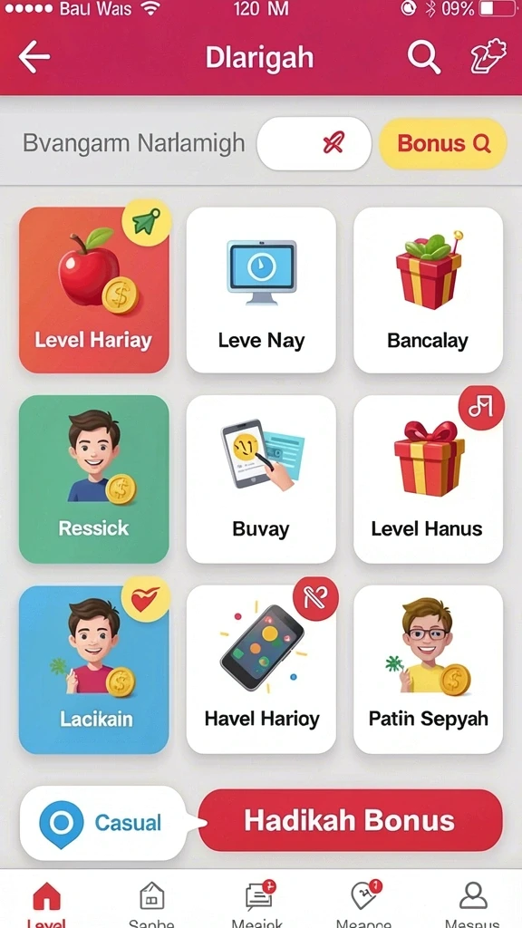 Tampilan antarmuka yang user-friendly.