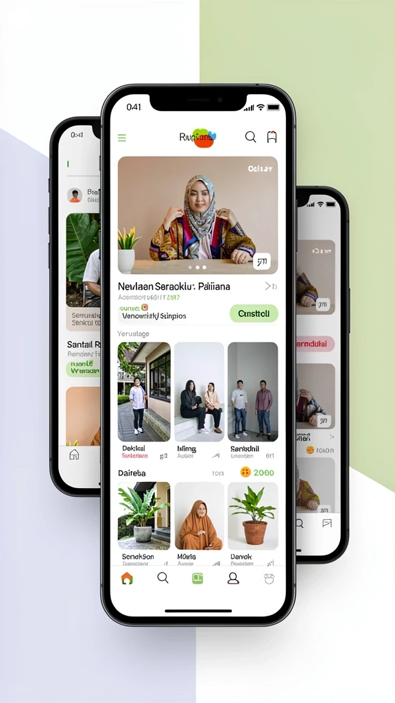 Tampilan awal yang menarik dan mengundang.