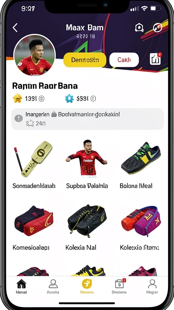 Tampilan awal permainan yang menarik.