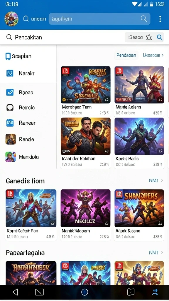 Fitur sistem reward yang menguntungkan pemain.