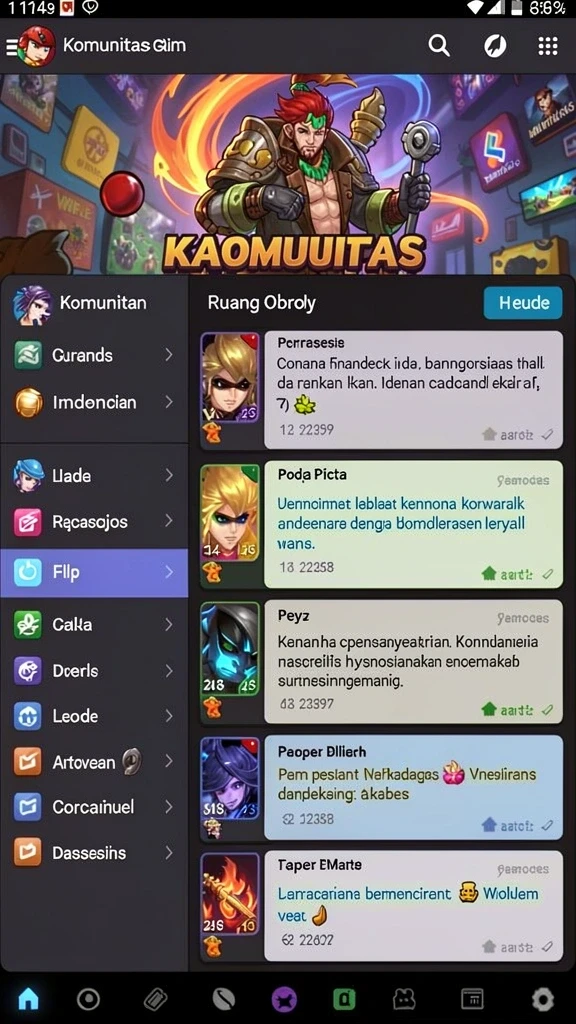 Tampilan antarmuka FIONA77 yang menawan dan intuitif.