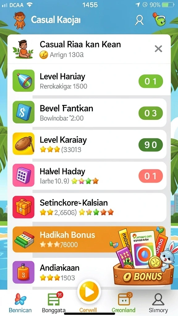 Screenshot menampilkan pengalaman petualangan yang mendebarkan.