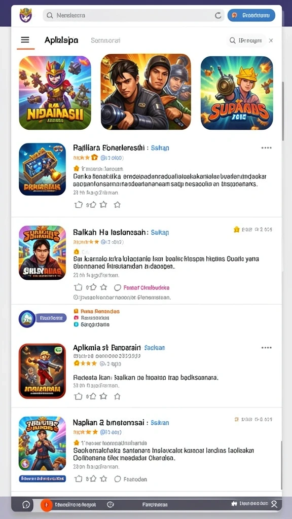 Mode permainan yang bervariasi dan menarik.