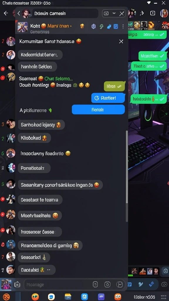 Beragam mode permainan yang menantang dan kompetitif.