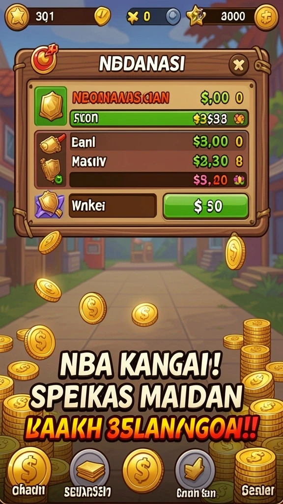 Tampilan awal game HUGO77 yang menarik.