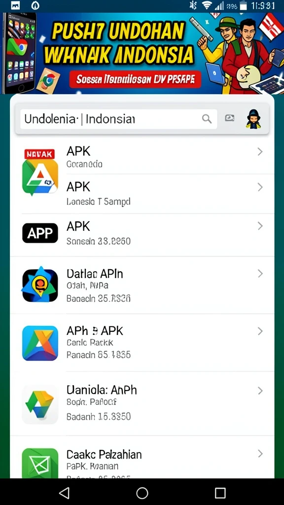 Tampilan beranda yang menawan dan intuitif.