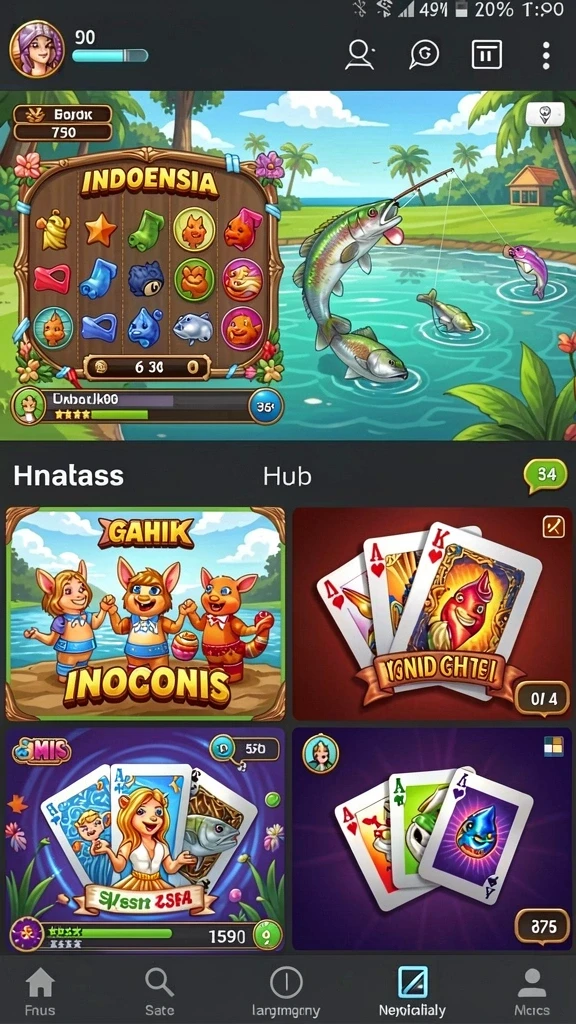 Screenshot menunjukkan salah satu mode permainan yang menarik di JOSS188.