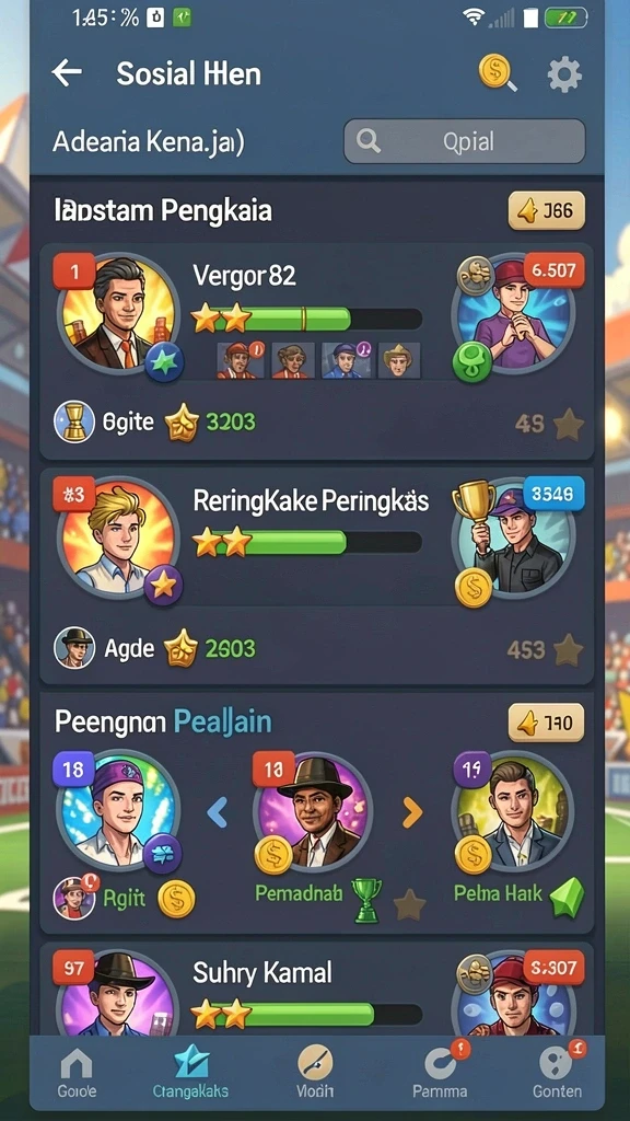 Karakter kustomisasi yang beragam dan unik.