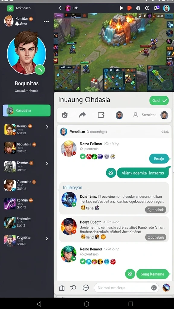 Screenshot menampilkan tampilan antarmuka permainan yang menarik.