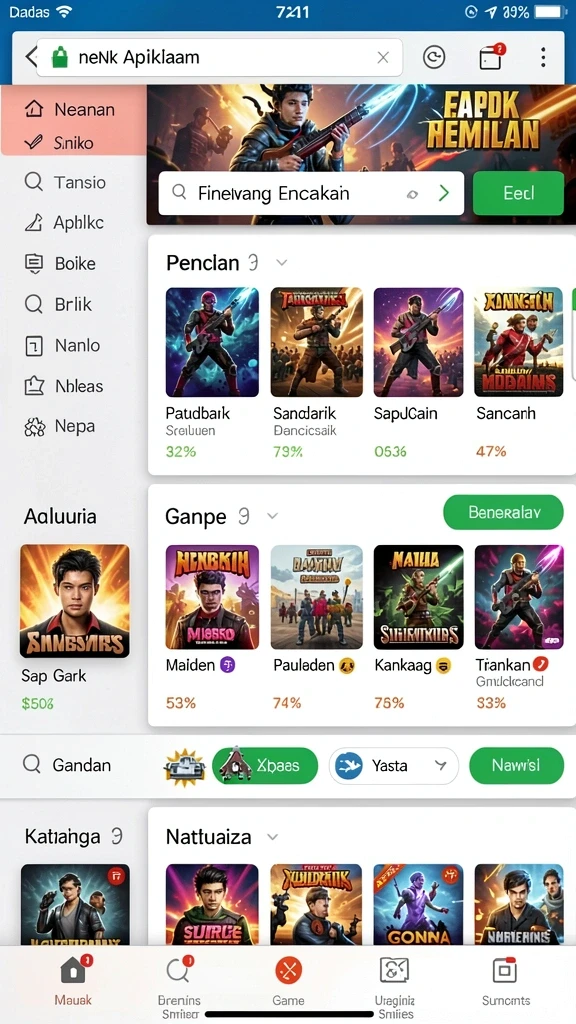 Tampilan antarmuka yang menarik dan mudah dinavigasi.