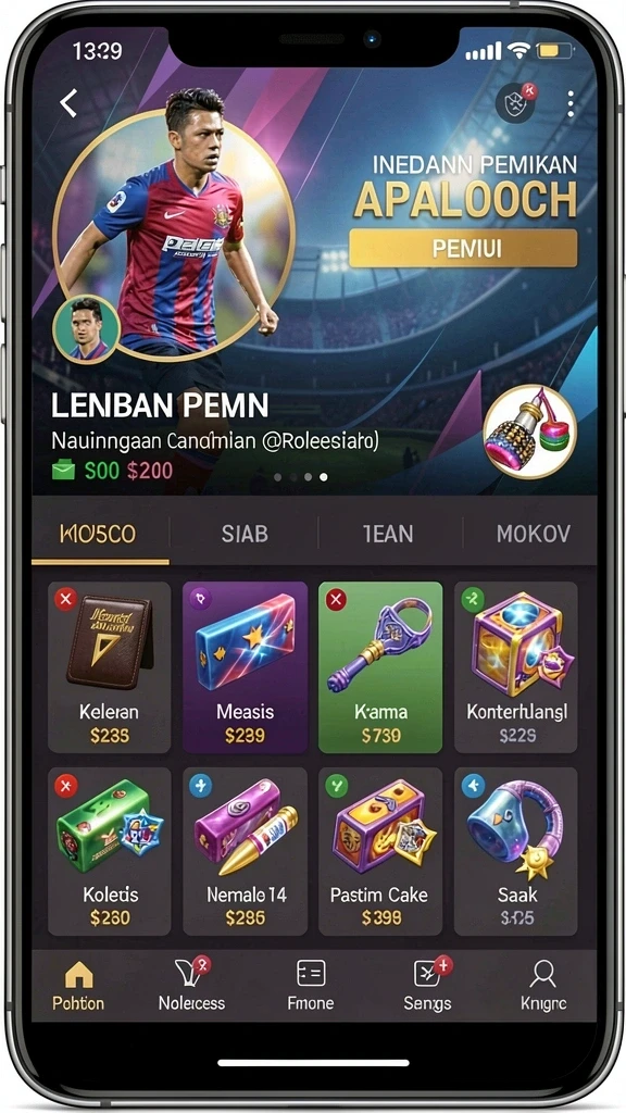 Tampilan awal KNO89 yang menarik dan dinamis.
