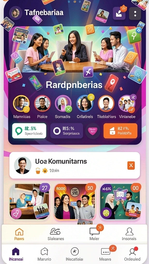Pengalaman bermain yang seru dan interaktif.