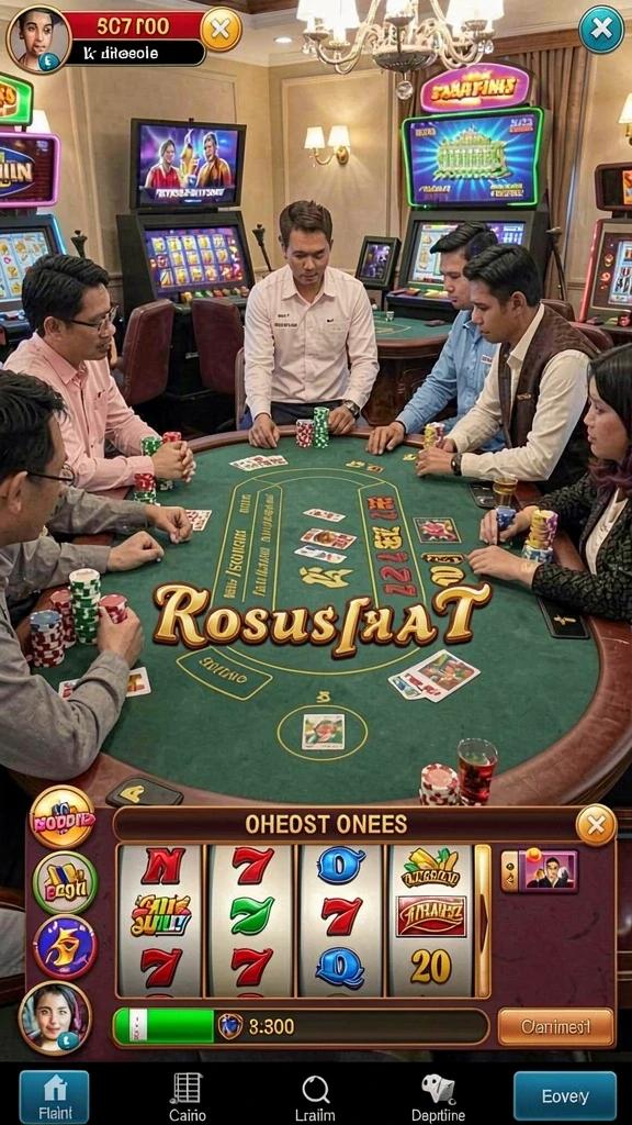 Fitur sosial untuk berinteraksi dengan teman dan pemain lain.