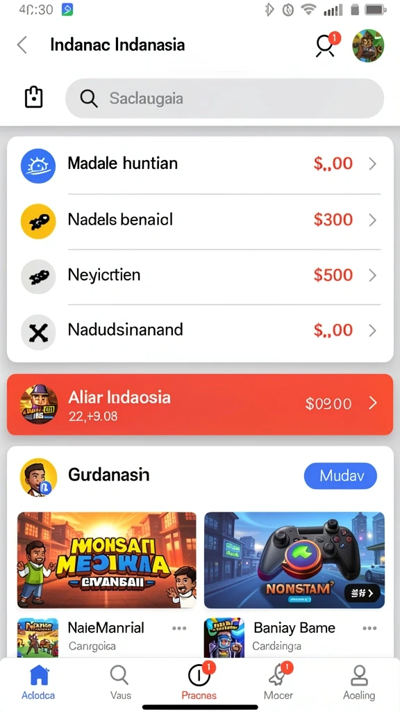Tampilan antarmuka yang menarik dan user-friendly.