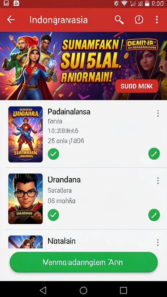 Tampilan antarmuka pengguna yang intuitif dan ramah.