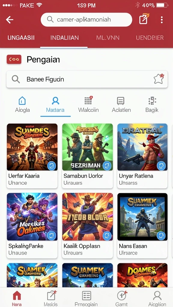 Tantangan level yang membuat adrenalin meningkat.