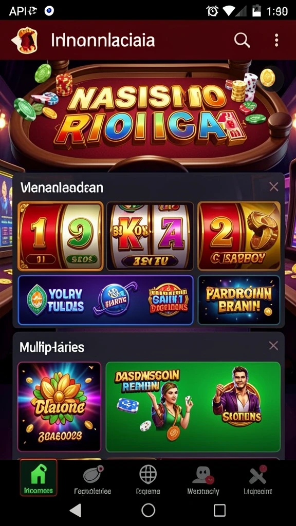 Tampilan awal MEGA388 yang menarik dan intuitif.