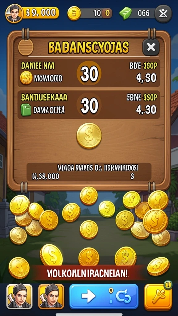 Grafis yang memukau di setiap level permainan.