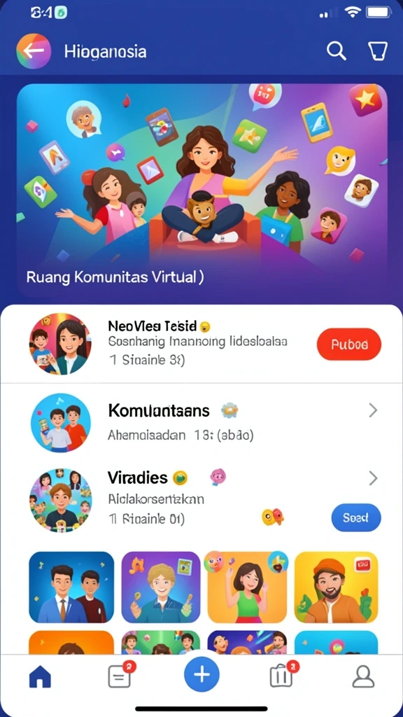 Tampilan antarmuka yang menarik dan user-friendly.