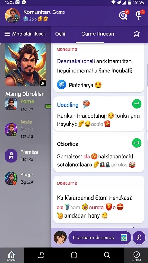 Fitur reward yang mengasyikkan dan memotivasi.