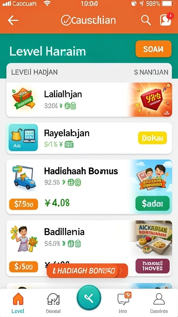 Momen seru saat berkompetisi dengan pemain lain.