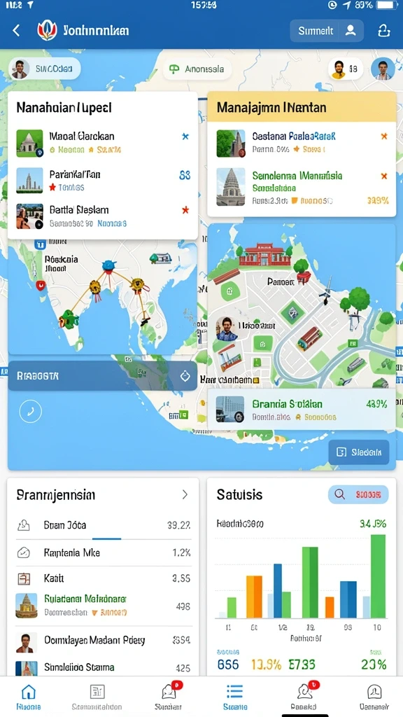 Tampilan antarmuka aplikasi yang menarik dan user-friendly.