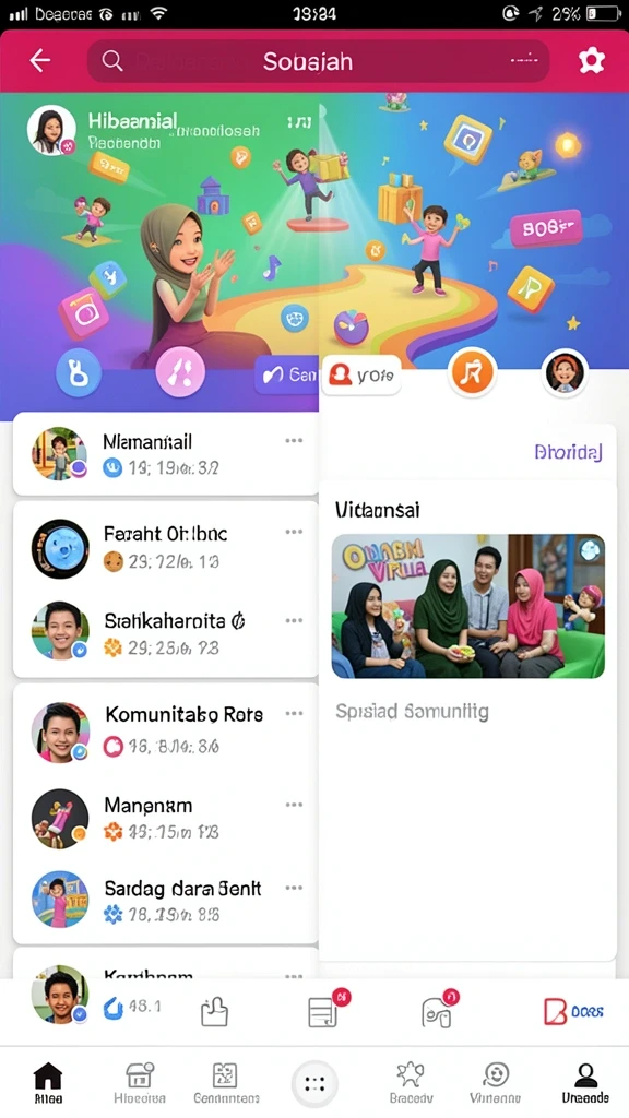 Fitur live chat untuk interaksi yang lebih baik.