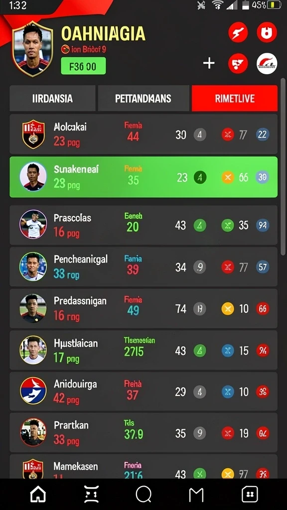 Fitur turnamen dengan hadiah menarik setiap minggu.
