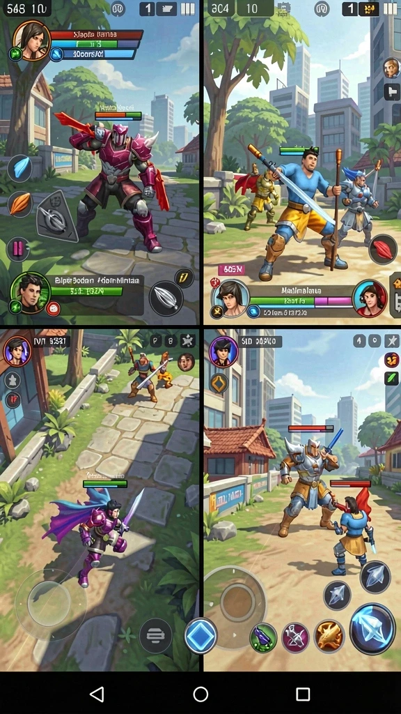Sistem upgrade karakter yang inovatif dan menarik.
