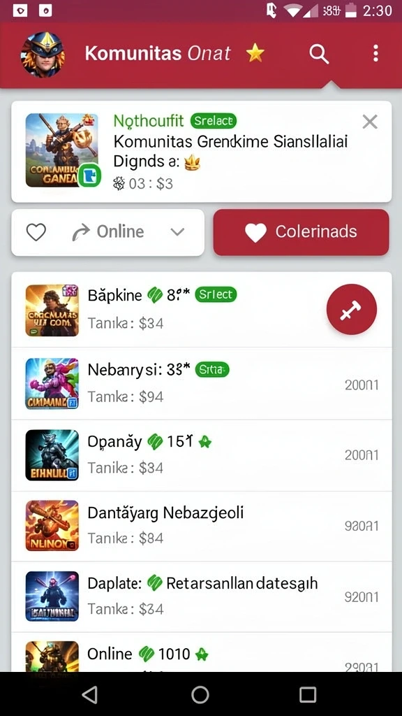 Banyak pilihan game dengan pembaruan rutin.