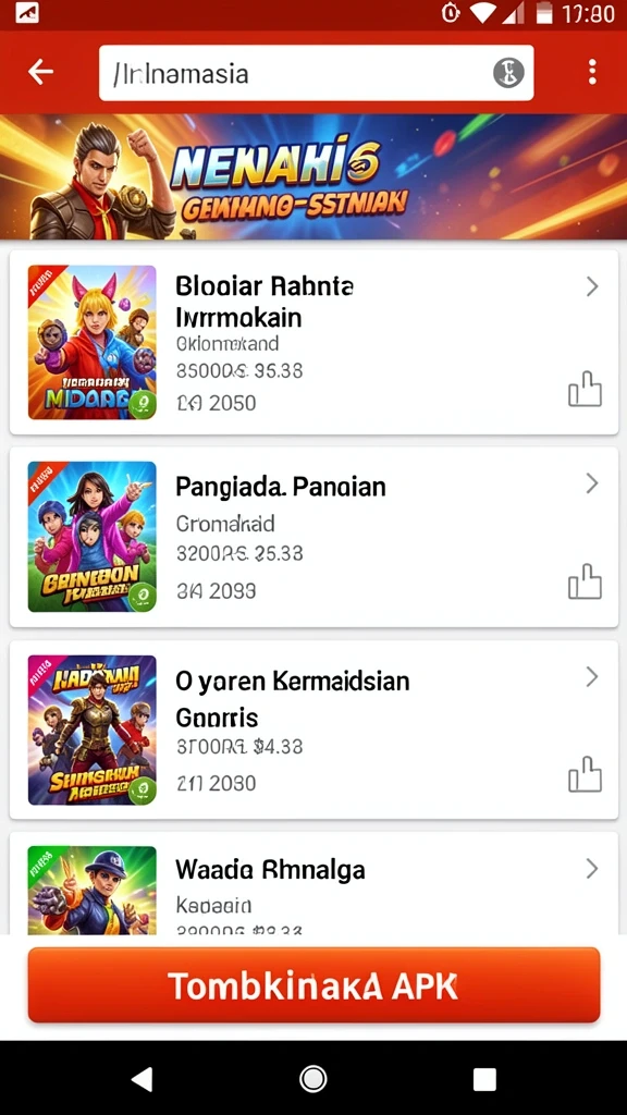 Tampilan antarmuka yang menarik dan user-friendly.