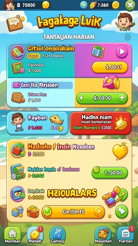 Karakter-karakter unik yang siap bertarung.