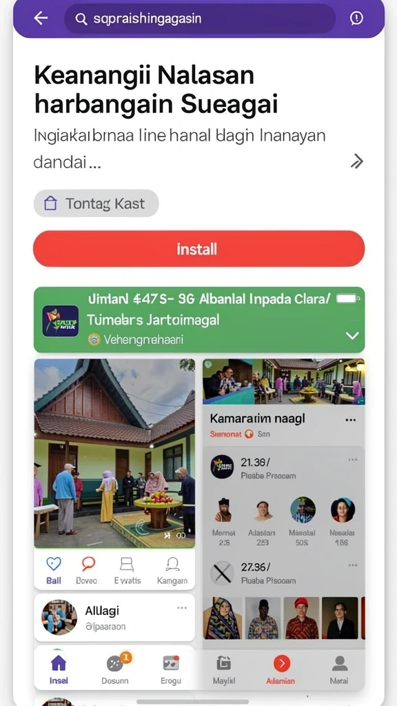 Tampilan antarmuka yang user-friendly.