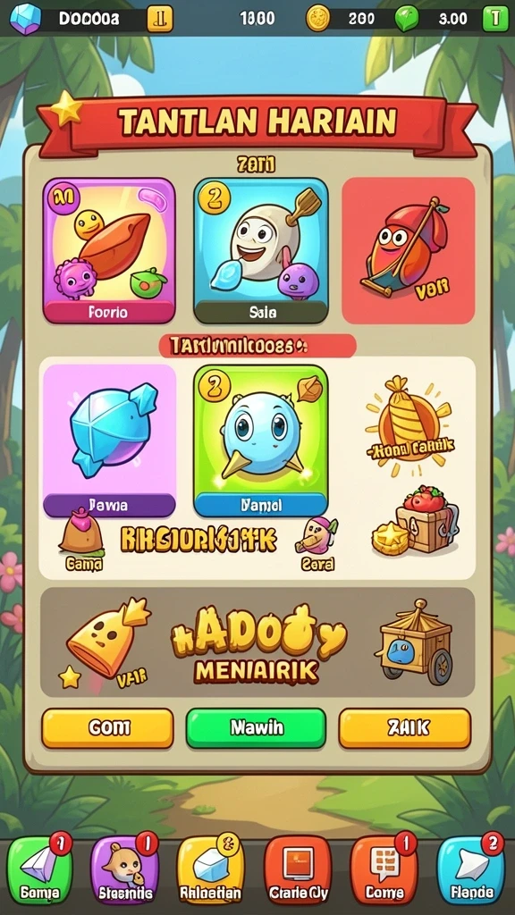 Tampilan antarmuka yang user-friendly.