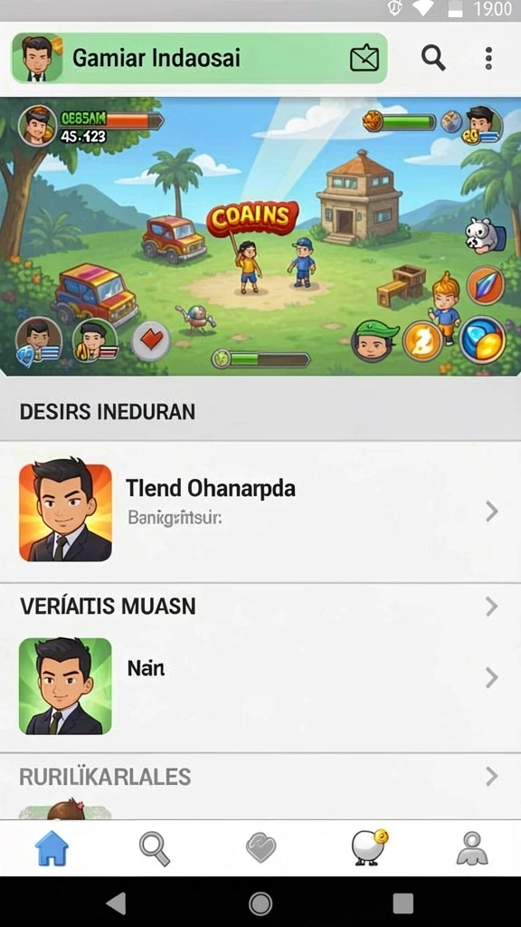 Tampilan permainan slot yang menarik.