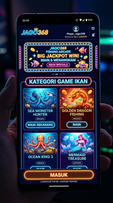 jago368 — menu pengaturan
